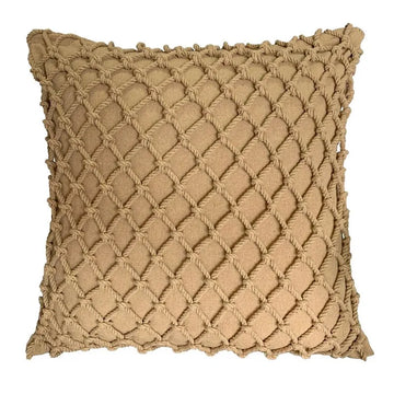 Capa de almofada Macramê com Corda