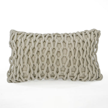 Capa de Almofada Ponto Crochê