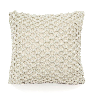 Capa de Almofada Autêntica Cru
