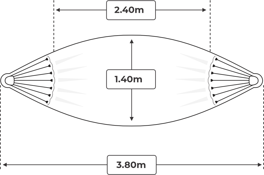Rede de Descanso Solteiro Tambaú Casual