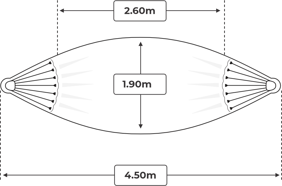 Rede de Descanso King Franja