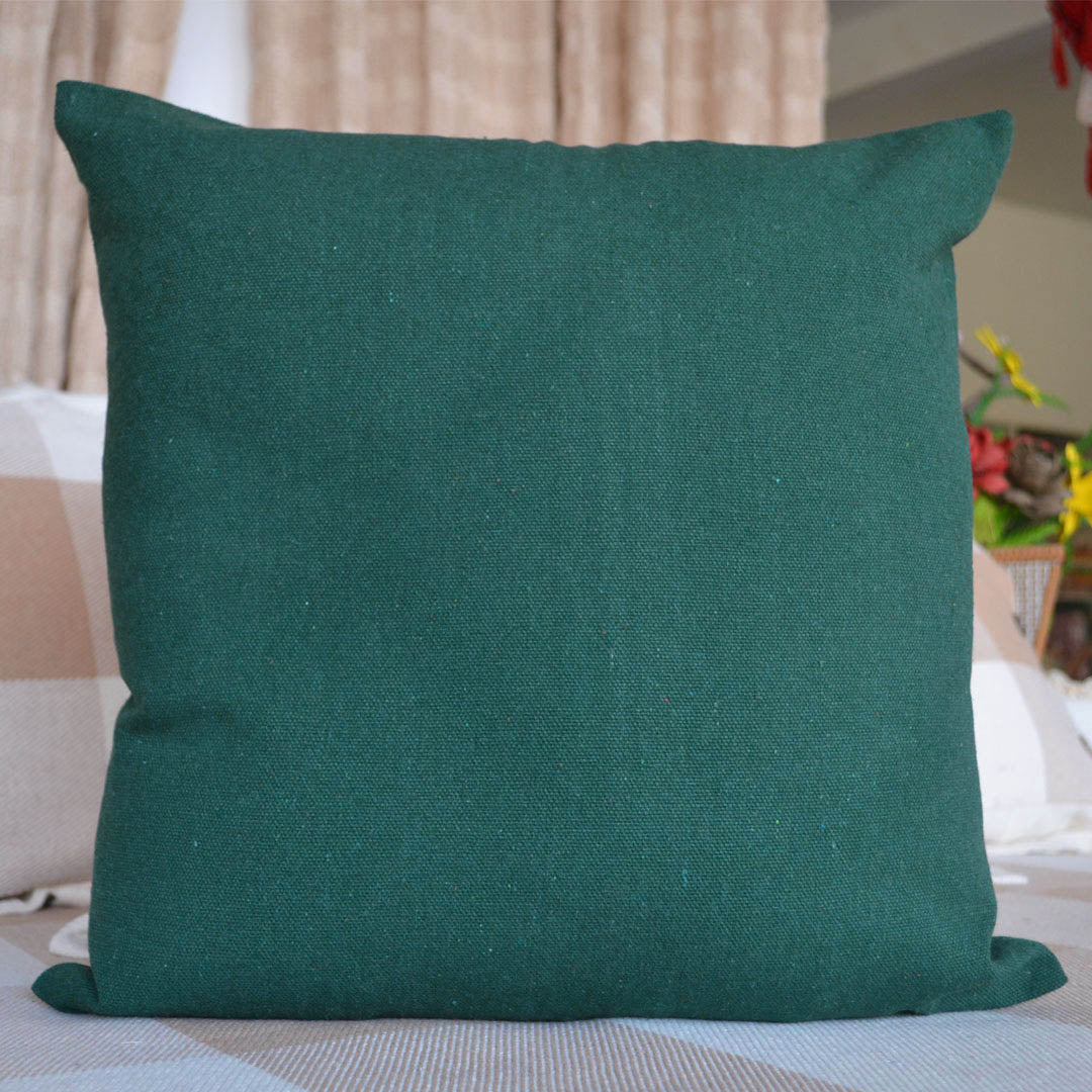 Capa de Almofada Xingu Verde Escuro