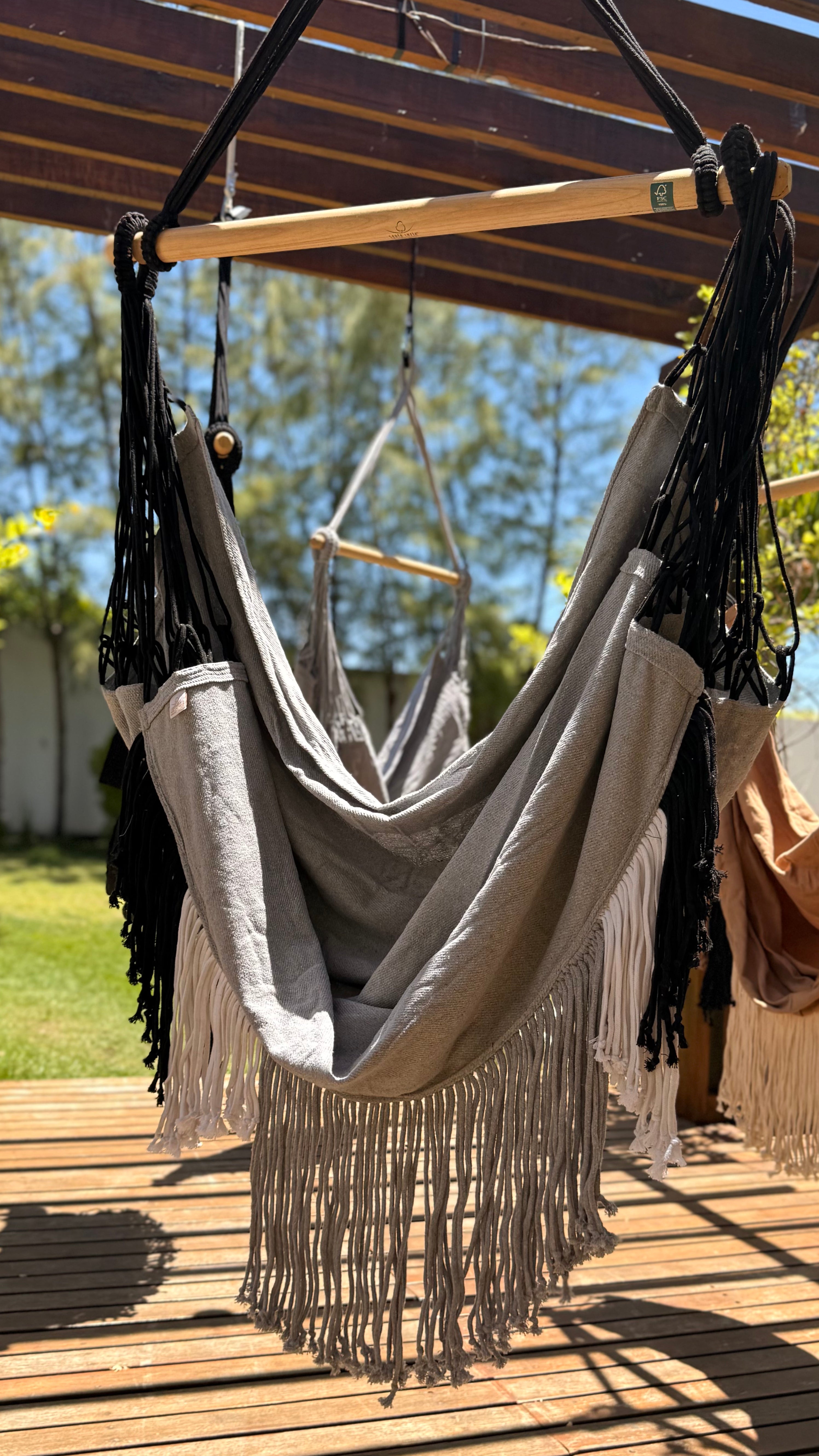 Rede Cadeira Franja Assimétrica