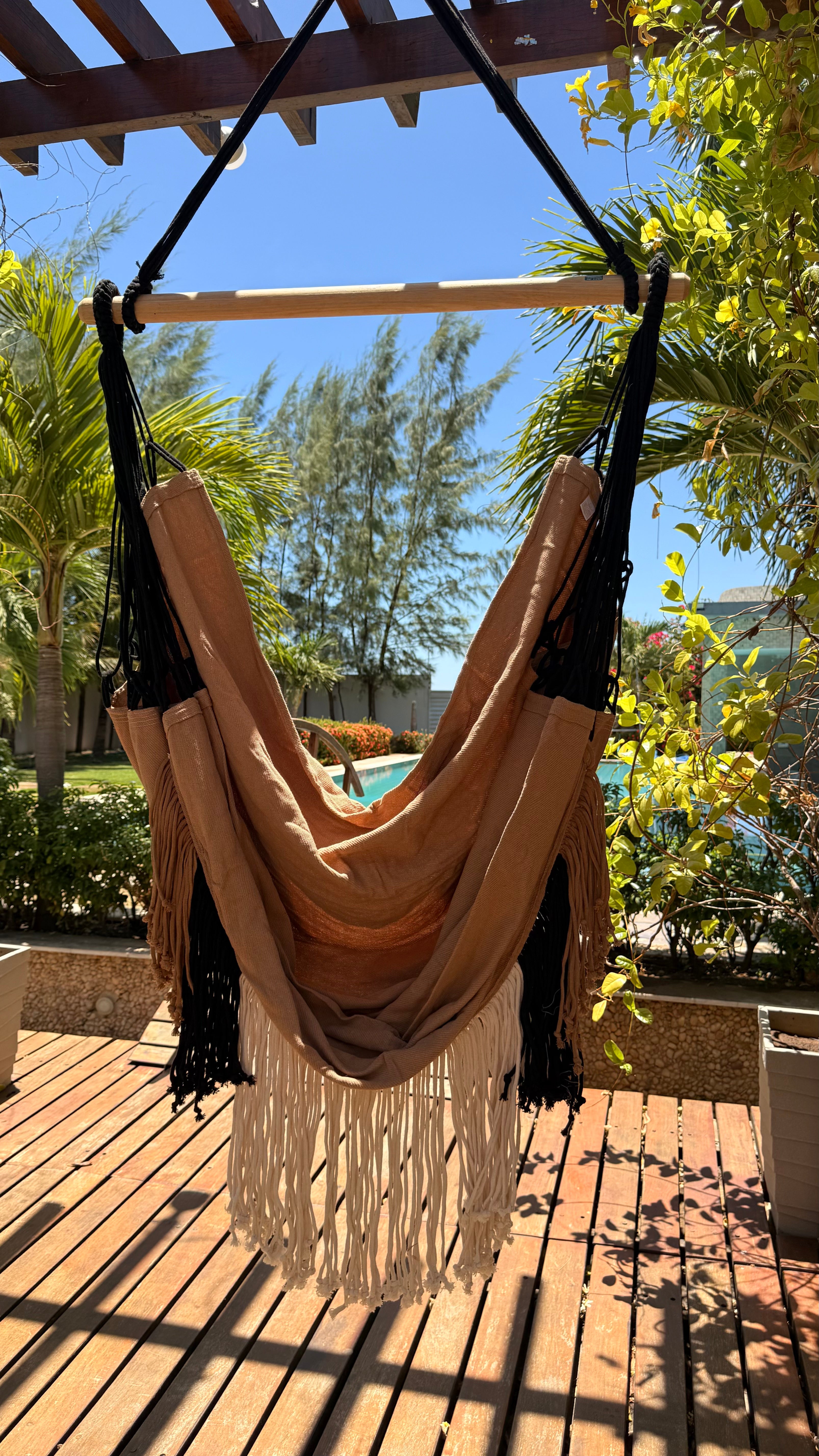 Rede Cadeira Franja Assimétrica