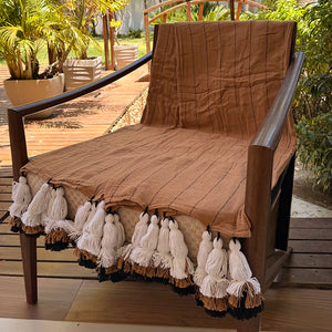 1 Manta Casal Tassels Tri Tribo 2.20x1.60m