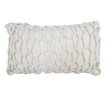 Capa de Almofada Ponto Crochê